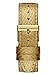GUESS Women's Stainless Steel Genuine Leather Crystal Accented Watch