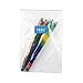 YGDZ 2 Pack Rainbow Multicolor Umbrella Hat Hands Free with Head Strap for Golf Fishing Beach Trip Costume Party by FBA