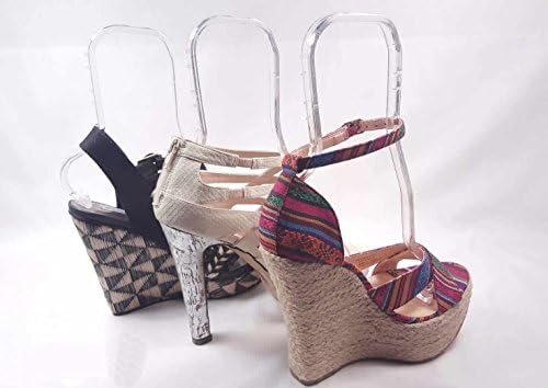 3 SETS Clear Acrylic Plastic Shoe/Boot Form Display Stand Shaper/Inserts (6 PCS)