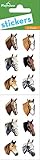 Playhouse Handsome Horses Pack of Three Perforated Sticker Half-Sheets