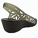 crocs Women's 14937 Adrina III Mini Wedge Sandal,Black/Black,8 M US