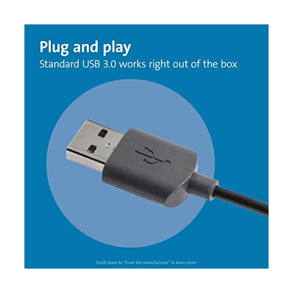 Kensington-Wired-USB-30-Mouse-Mouse-in-a-Box-Wired-Optical-USB-Desktop-Mouse-Ambidextrous-Design-with-Scroll-Wheel-Computer-Mouse-Black-K72356EU Kensington Wired USB 3.0 Mouse - Mouse-in-a-Box Wired Optical USB Desktop Mouse, Ambidextrous Design with Scroll Wheel…