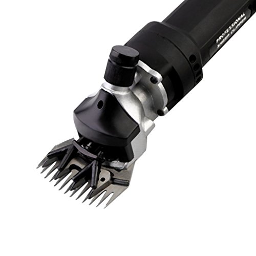 320W Professional Sheep Shears, Electric Shearing Clippers Trimmer Cutter Machine Shaving Fur Wool in Goats, Cattle Other Farm Livestock Pet Grooming Carrying Case (320W-black)
