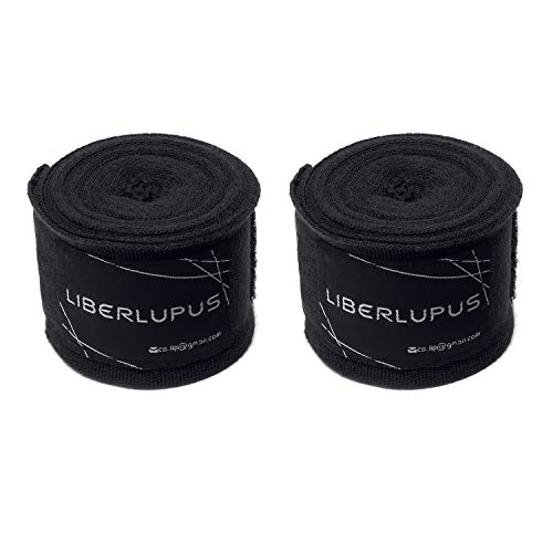 image for Liberlupus 120''/180'' Boxing Hand Wraps for Men & Women, Elastic Hand