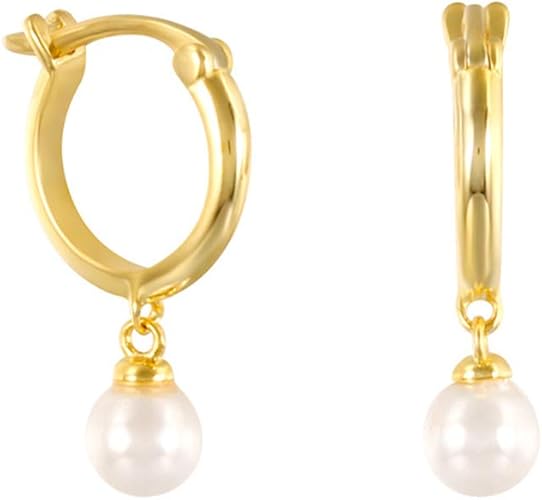 Amazon Ostory ピアス エレガントなデザイン 一粒パール フープ ピアス シルバー925純銀製 ピアス レディース アクセサリー ピアス 通販