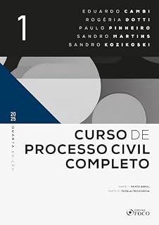 Livro Curso de Processo Civil Completo 4ª ED - Volume 1 - 2025