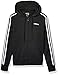 adidas Women's Essentials 3-stripes Fleece Full-zip Hoodie Sweatshirt