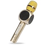 Wireless Karaoke Microphone, Innoo Tech 4-in-1 Portable Bluetooth karaoke player for iPhone Android Apple PC or Smartphone, Handheld Karaoke Machine for Home KTV Outdoor Party Muisc Playing Singing