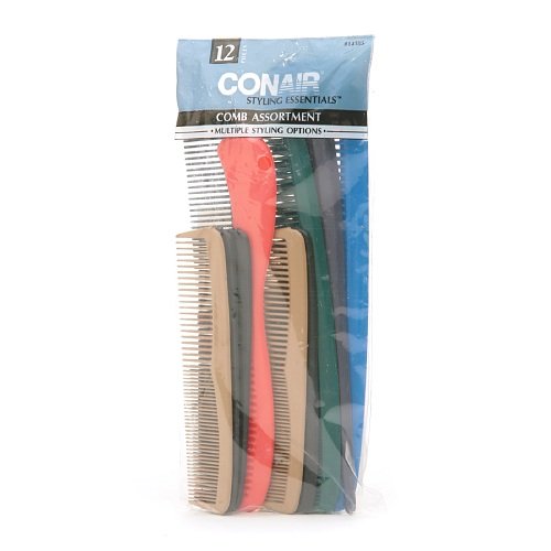 Conair -12 Pack Assorted Combs