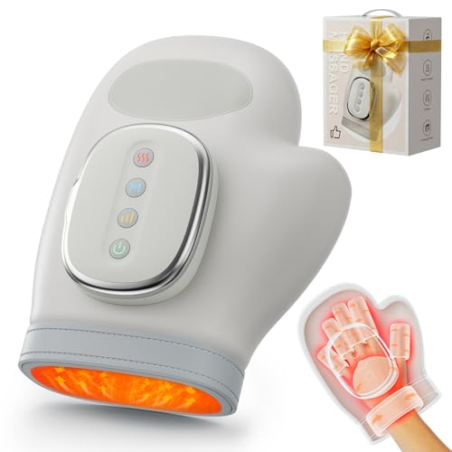 Cordless Hand Massager Heat Compression