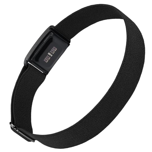 NewJourney Stretch Nylon Bicep Strap Compatible with Whoop 5.0 Bicep Band, Soft Breathable Nylon Adjustable Bracelet with Case for Whoop 5.0 One Peak MG/LIFE (ECG Not Support)