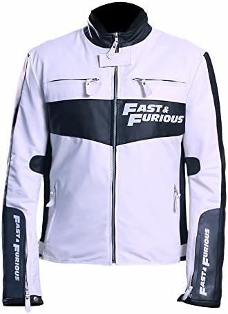 The Jacket Makers Men’s New Fast N Furious Leather Jacket (XL, Faux Leather)