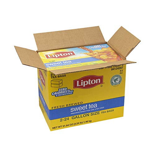 Lipton Sweet Iced Tea Bags Made with Tea Leaves Sourced from Rainforest
