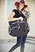 SoHo Time Square Diaper Bag Tote 9Pc, Black
