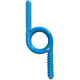 TalkTools Chewy | Oral Motor Sensory Tool for Kids and Toddlers | Therapy Tools to Improve Chewing and Biting (Blue Groovy, 1 Count (Pack of 1))