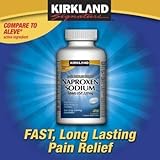 Naproxen Sodium by Kirkland Signature - 400 caplets 220 mg Non Presctiption Strength - Compare to the active ingredient in Aleve