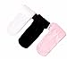 CHUNG Toddler Little Girls Footed Dress Ballet Dance Legging Light, 3 Pack, Black, White and Pink, 2-4Y