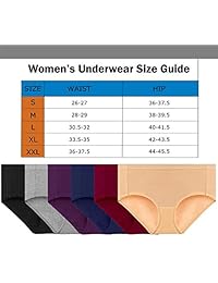 OLIKEME Ropa interior para mujer, 6 unidades, de algodón sólido, transpirable, cómoda, elástica, suave, bragas para mujer