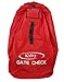 Car Seat Travel Bag Heavy Duty Gate Check Bag for Air Travel, Carry Your Child's Car Seat Without Struggling, Premium QualityBallistic Nylon for Extra Durability Red