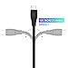 SYNCWIRE Micro USB Cable Android Charger - 3.3ft UNBREAKcable Ultra-Durable Fast 2.4A Charging Cord for Samsung Galaxy S7 Edge/S7/S6, Kindle, HTC, LG, Sony, Xbox One, PS4 & More - Black