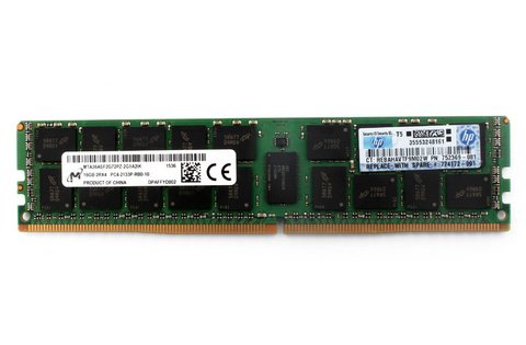 752369-081 Hewlett-Packard 16Gb 2Rx4 Pc4-2133P-R Memory Kit