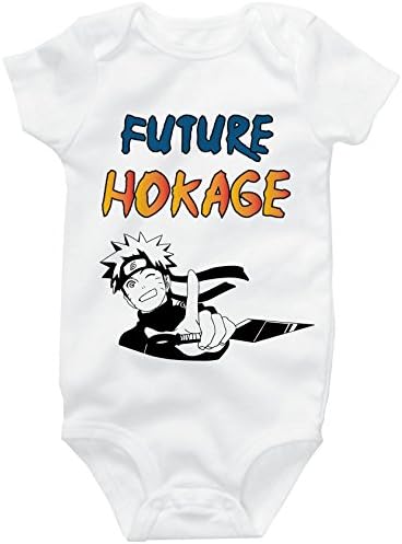 Future Hokage Naruto Parody Cute Onesie Funny Baby Bodysuit (18 months)