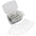 Velscrun 300 Pack U Shaped Hair Pins Bun Hair Pins Metal Bobby Pins Hair Clips for Hair Decoration (Silver)
