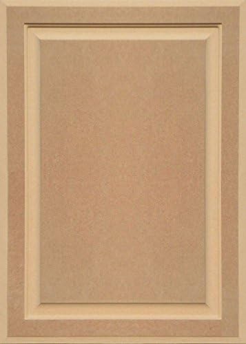Unfinished MDF Cabinet Door, Square with Raised Panel by Kendor, 28H x 20W