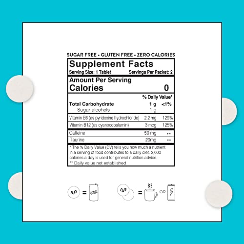 RUN GUM Variety Pack Energy Gum 50mg Caffeine Taurine & BVitamins per Piece, 24 Pieces (Pack of