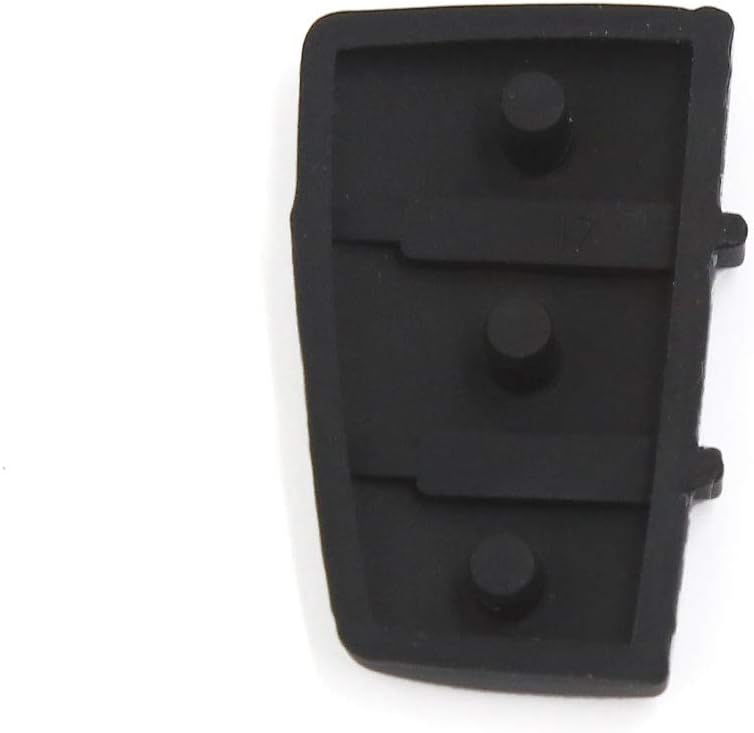 sourcing map Car Key Remote Control Pad 3 Button Insert Rubber Pad Keypad for A4, Black, 3.8 x 2.3 x 0.4cm/ 1.5 x 0.9 x 0.2" (L*W*T) - Image 4