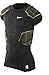 Nike Mens Pro Combat hyperstrong 4 pad compression football top Large Black-Volt