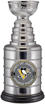 sportsvault Pittsburgh Penguins 2017 Stanley Cup Champions Replica 8 inch Tall Stanley Cup Trophy