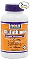 NOW Foods Glutathione 500mg Plus, 60 Vcaps (2 bottles of 60)