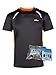 Men's Polyester Dry Fit Moisture Wicking Short-Sleeve Athletic T-Shirts