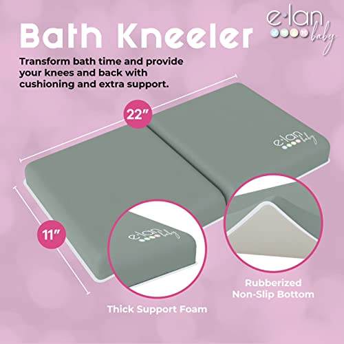 Bathtub Baby Bath Kneeler and Elbow Rest Pad Cushion 1.5" Thick