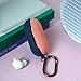 elago Silicone Case for Samsung Galaxy Buds Plus (2020) / Galaxy Buds (2019) [Body-Jean Indigo/Top-Peach]