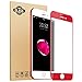 Red Screen Protector for iPhone 7 Plus, Anskp Soft Edge Tempered Glass Screen Protector Full Coverage for iPhone 7 Plus