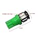 YaaGoo 12 Pack Compact Small Bulb License Plate Lights Lamp,T10 168 194 2825 W5W,Green,12pcs