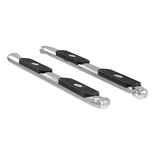ARIES S224046-2 4-Inch Oval Polished Stainless Steel Nerf Bars, Select Chevrolet Silverado, GMC Sierra 1500, 2500, 3500…