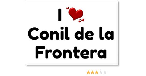 Mundus Souvenirs - Amo Conil de la Frontera, Imán para Nevera ...