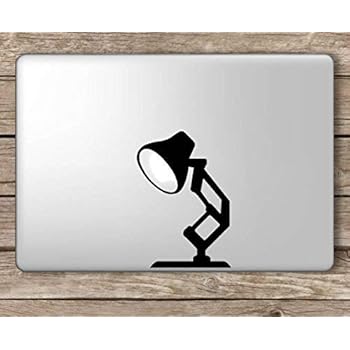 Pixar Lamp Disney - Apple MacBook Laptop Vinyl Sticker Decal, Die Cut Vinyl Decal for Windows, Cars, Trucks, Tool Boxes, laptops, MacBook - virtually Any Hard, Smooth Surface