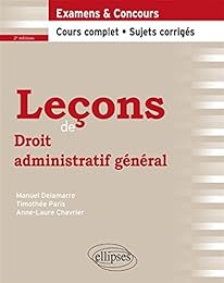 Leçons de droit administratif général