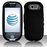 Premium - Pantech P2020/Ease Rubber Black Cover - Faceplate - Case - Snap On - Perfect Fit Guaranteed