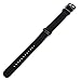 CIVO Heavy Duty G10 Zulu Military Watch Bands Premium Ballistic Nylon Watch Strap 5 White Rings with Stainless Steel Buckle 20mm 22mm 24mm … (Smoke Grey, 24mm)