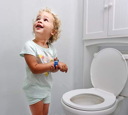 Premium Potty Training Watch - 16 Alarms - Only Watch with Kids Lock - Water Resistant - Video Manual - Touchscreen - Worry Free! - Fun Alarm Music - Colorful Display (Blue)