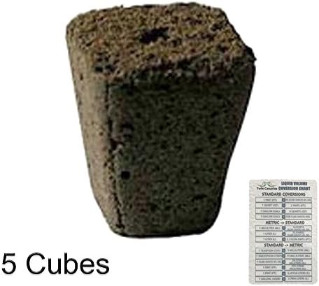 ROOT RIOT ORGANIC SEED CLONE STARTER CUBES + TWIN CANARIES CHART - 5 Cubes