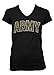 Cybertela Classic Digital Camouflage ARMY Junior Ladies V-neck T-shirt