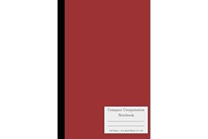 Compact Computation Notebook: A Small Computation Notebook With 152 4x4 Quad Ruled Graph Paper Pages (Numbered) - Size 6 in x