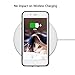 iPhone 8 Plus Case, iPhone 7 Plus Case, Maxdara[Screen Protector]Black Glitter Liquid Sparkle Protective Case Floating Bling Pretty Quicksand for Girls Children [Pass MSDS&SGS Safety Test] (RoseGold)