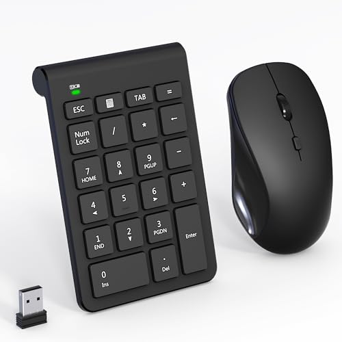 Tioleje Wireless Mouse and Number Pad